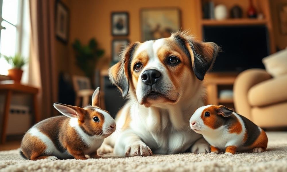 rabbit vs guinea pig comparison - home environment