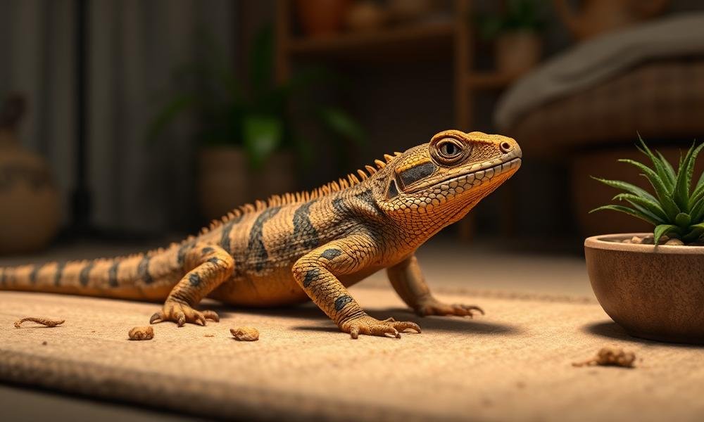 reptile not eating food reasons - home environment