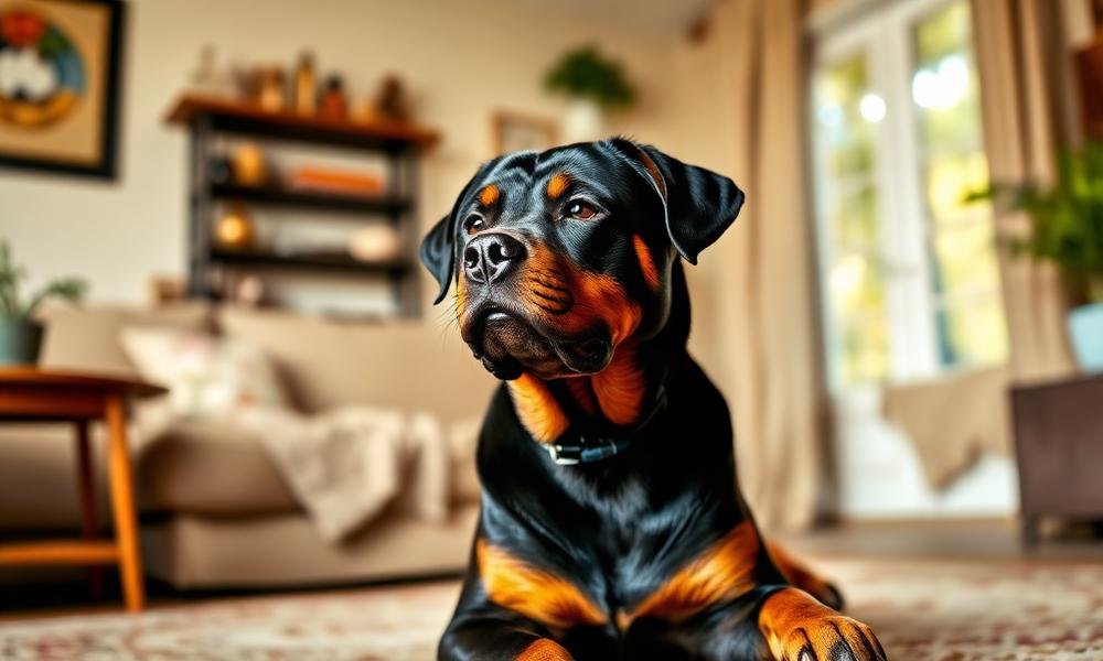 rottweiler breed behavior guide - home environment