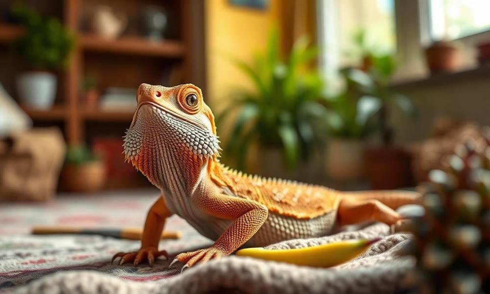 what do bearded dragons eat - home environment