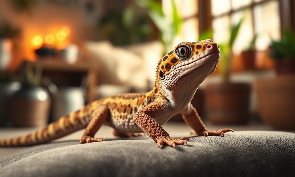 what do leopard geckos eat - home environment