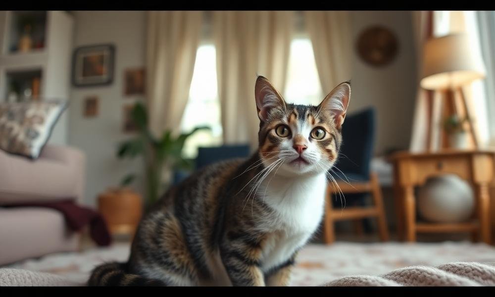 why does my cat follow me everywhere - home environment