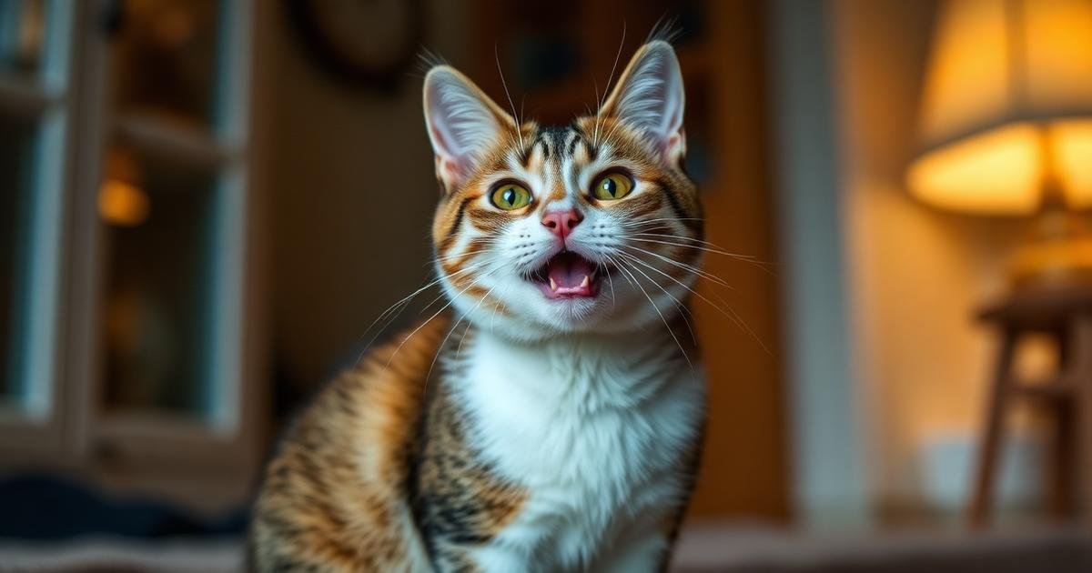 why does my cat meow at night - featured guide image