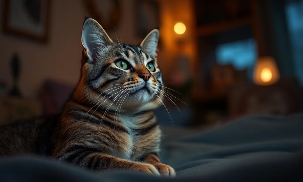why does my cat meow at night - home environment