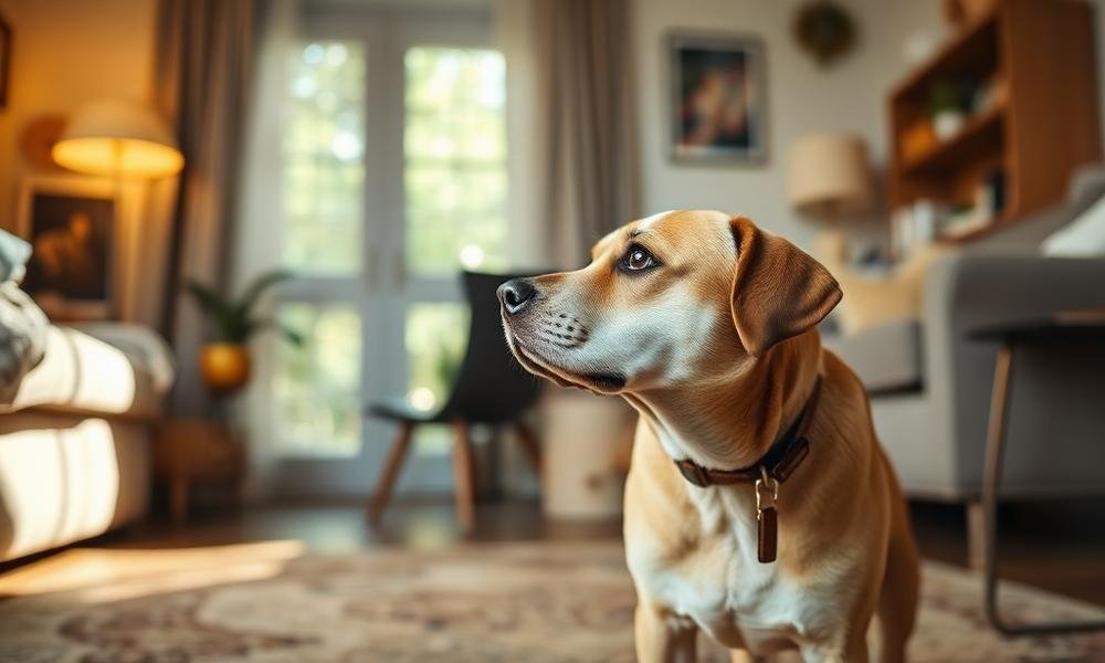 why dog afraid of strangers suddenly - home environment