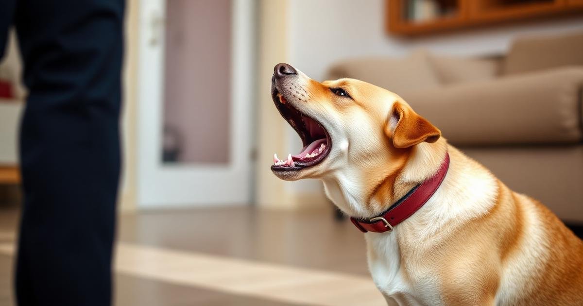 why dog growling at owner suddenly - featured guide image
