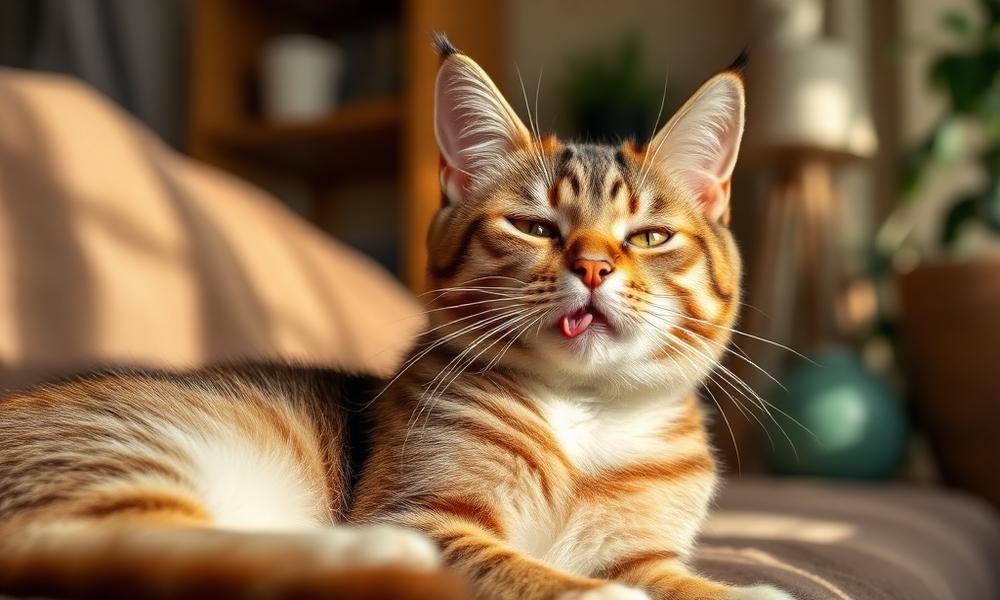 why is my cat always licking herself - home environment
