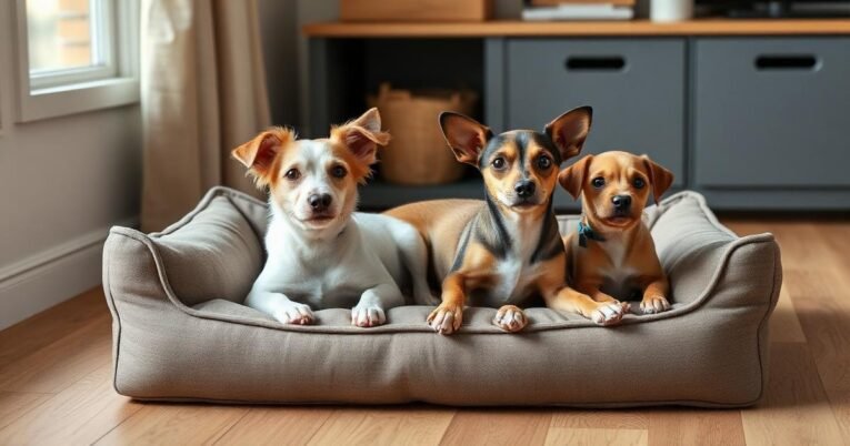Bed For Small Breed Dogs in a calm indoor dog-bed setup