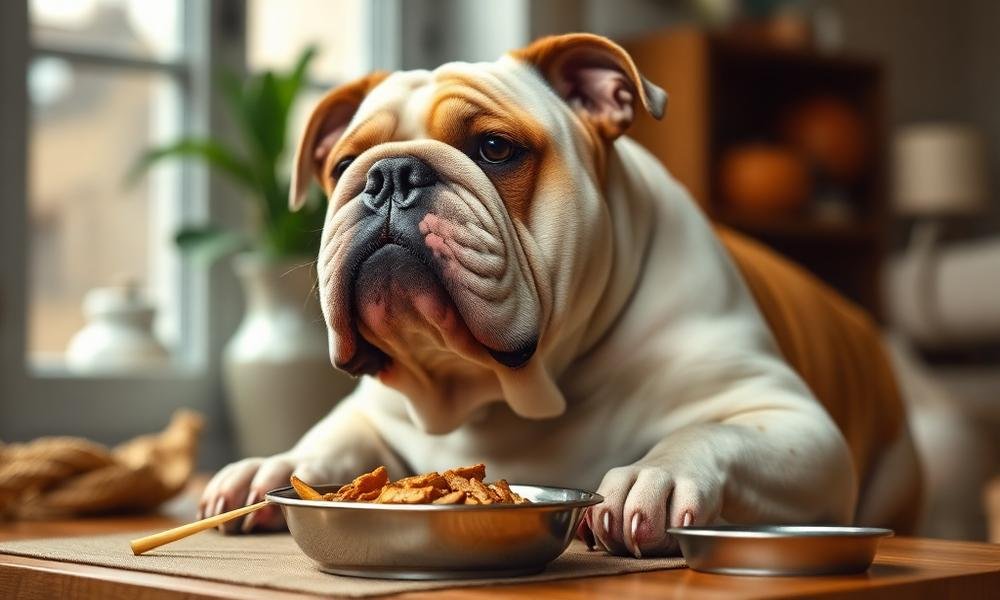 best dog food for bulldog digestion feeding routine