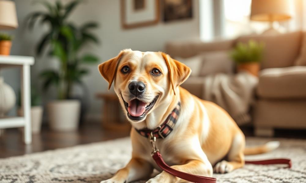 best dog training leash - home environment