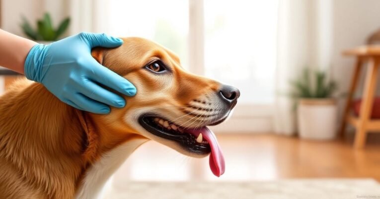 dog bad breath causes treatment - featured guide image