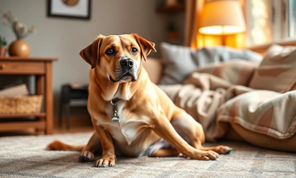 dog hip dysplasia treatment options - home environment