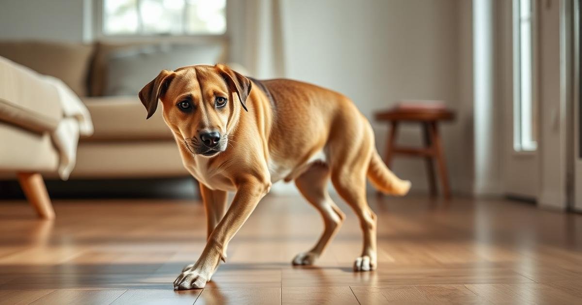 dog limping on front leg - featured guide image