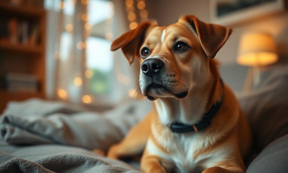 signs of dog fever symptoms - home environment
